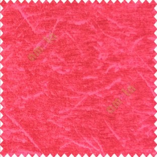 Bright pink color self design texture lines curved soft velvet finished poly sofa fabric