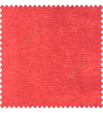 Solid bright red color velvet finished soft touch shiny material poly sofa fabric