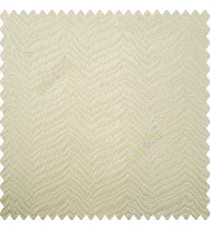Beige color horizontal zigzag texture flowing lines weaving thin patterns polyester base thick fabric main curtain