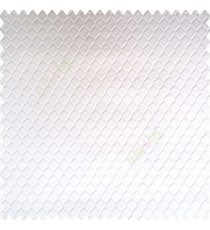 White color geometric designs texture finished background hexagon patterns polyester base thick fabric main curtain
