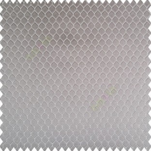 Grey silver color geometric designs texture finished background hexagon patterns polyester base thick fabric main curtain