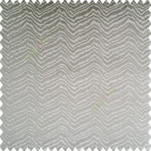 Grey color horizontal zigzag texture flowing lines weaving thin patterns polyester base thick fabric main curtain