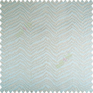 Blue gold color horizontal zigzag texture flowing lines weaving thin patterns polyester base thick fabric main curtain