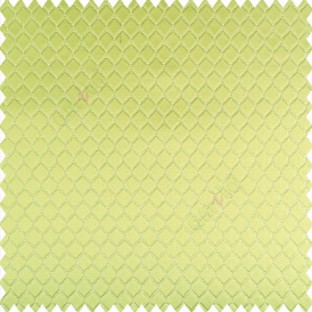 Green silver color geometric designs texture finished background hexagon patterns polyester base thick fabric main curtain