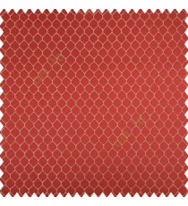 Maroon silver color geometric designs texture finished background hexagon patterns polyester base thick fabric main curtain