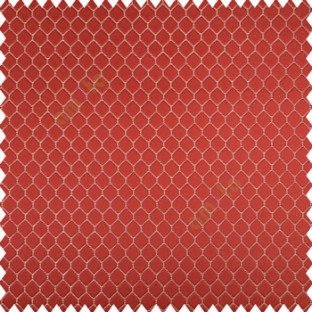 Maroon silver color geometric designs texture finished background hexagon patterns polyester base thick fabric main curtain