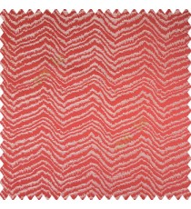 Maroon silver color horizontal zigzag texture flowing lines weaving thin patterns polyester base thick fabric main curtain