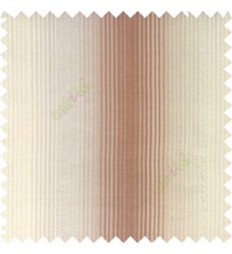 Brown beige green color vertical embossed stripes texture finished surface polyester main curtain