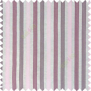 Light and dark purple combination with silver base color vertical embossed stripes texture finished surface polyester main curtain