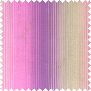 Pink purple brown color vertical embossed stripes texture finished surface polyester main curtain