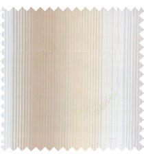 Brown beige color vertical embossed stripes texture finished surface polyester main curtain