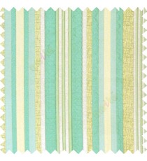 Blue silver green color vertical embossed mixed of bold and pencil stripes with texture finished surface soft touch polyester main curtain