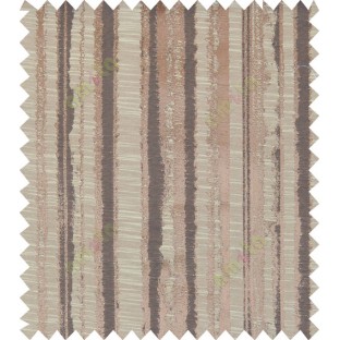 Black brown beige colour vertical texture stripes polycotton main curtain designs
