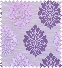 Pink purple beige colour traditional damask design polycotton main curtain designs
