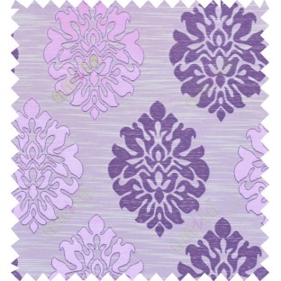 Pink purple beige colour traditional damask design polycotton main curtain designs