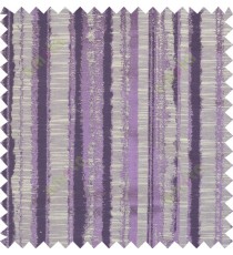 Purple beige black colour vertical texture stripes polycotton main curtain designs