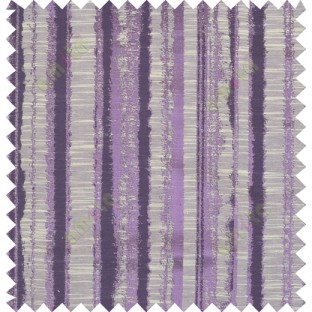 Purple beige black colour vertical texture stripes polycotton main curtain designs