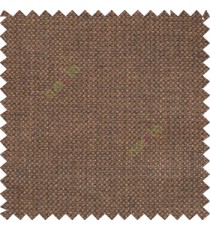 Dark copper brown solid plain surface designless texture gradients jute finished crossing dots sofa fabric