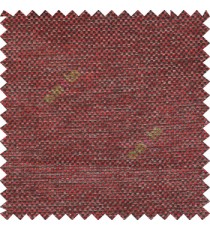 Red brown black cream color solid texture jute finished surface weaving pattern sofa fabric