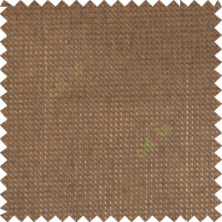 Brown solid plain surface designless texture gradients jute finished crossing dots sofa fabric