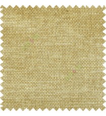 Brown beige cream color solid texture jute finished surface weaving pattern sofa fabric
