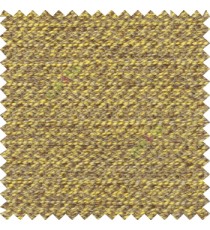 Brown yellow black color solid texture jute finished surface weaving pattern sofa fabric