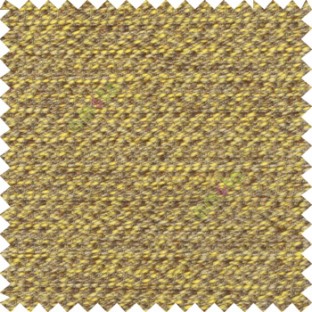 Brown yellow black color solid texture jute finished surface weaving pattern sofa fabric