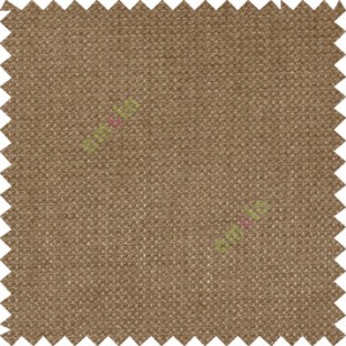 Brown solid plain surface designless texture gradients jute finished crossing dots sofa fabric