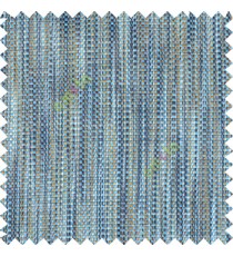 Dark chocolate brown blue cream color combination solid texture jute finished surface digital dots weaving pattern sofa fabric