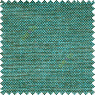 Aqua blue brown black color combination solid texture jute finished surface digital dots weaving pattern sofa fabric