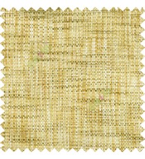 Brown beige cream color combination solid texture jute finished surface digital dots weaving pattern sofa fabric