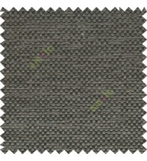 Dark black grey brown color combination solid texture jute finished surface digital dots weaving pattern sofa fabric