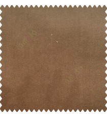 Brown color complete plain design velvet finished base fabric polyester background sofa fabric