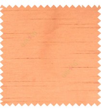 Pumpkin orange color complete plain texture designless surface horizontal embossed lines with polyester thick background main curtain