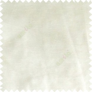 Cream color solid plain designless surface with transparent background horizontal lines polyester sheer curtain