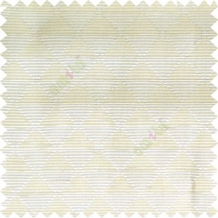 Cream color geometric triangle shapes horizontal lines texture finished dice slant crossing stripes polyester main curtain