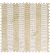 Brown beige color vertical bold stripes horizontal parallel lines texture surface polyester main curtain
