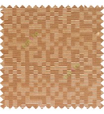 Dark chocolate brown gold color abstract designs geometric patterns digital stripes texture surface horizontal lines polyester main fabric