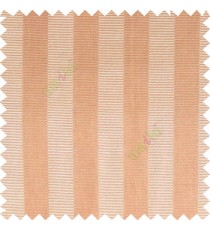 Orange beige color vertical bold stripes horizontal parallel lines texture surface polyester main curtain