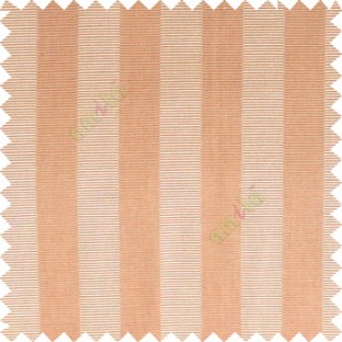 Orange beige color vertical bold stripes horizontal parallel lines texture surface polyester main curtain