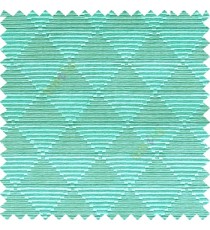 Aqua blue grey color geometric triangle shapes horizontal lines texture finished dice slant crossing stripes polyester main curtain