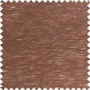 Brown color solid plain designless surface with transparent background horizontal lines polyester sheer curtain