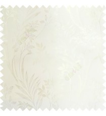 Cream color beautiful design floral pattern texture finished surface with smooth background main curtain fabric