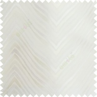 Cream color zigzag pattern fluctuating lines texture up and down lines with smooth finished background polyester main curtain fabric