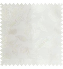 Cream color Beautiful flower pattern texture finished designs smooth finished background polyester main curtain fabric