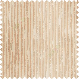 Brown beige color vertical stripes texture finished lines water drops flowing polyester main curtain fabric