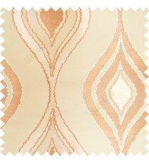 Brown beige color beautiful design floral pattern texture finished surface with smooth background main curtain fabric