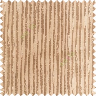 Brown and gold color vertical stripes texture finished lines water drops flowing polyester main curtain fabric