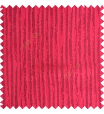 Maroon color vertical stripes texture finished lines water drops flowing polyester main curtain fabric