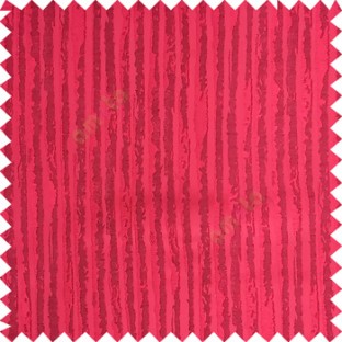 Maroon color vertical stripes texture finished lines water drops flowing polyester main curtain fabric